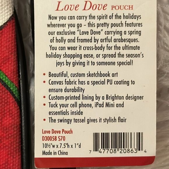 Brighton LOVE DOVE CrossBody Bag - Picture 9 of 11